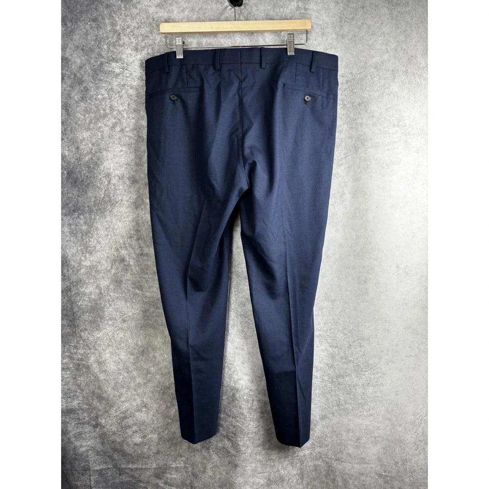 Lauren Ralph Lauren Men's Blue Flat Front Dress Pants Size 38x30